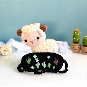 Hand embroidered Linen sleep masks